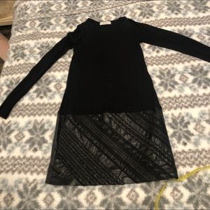 NWOT Bailey / 44 faux leather sexy dress black XS